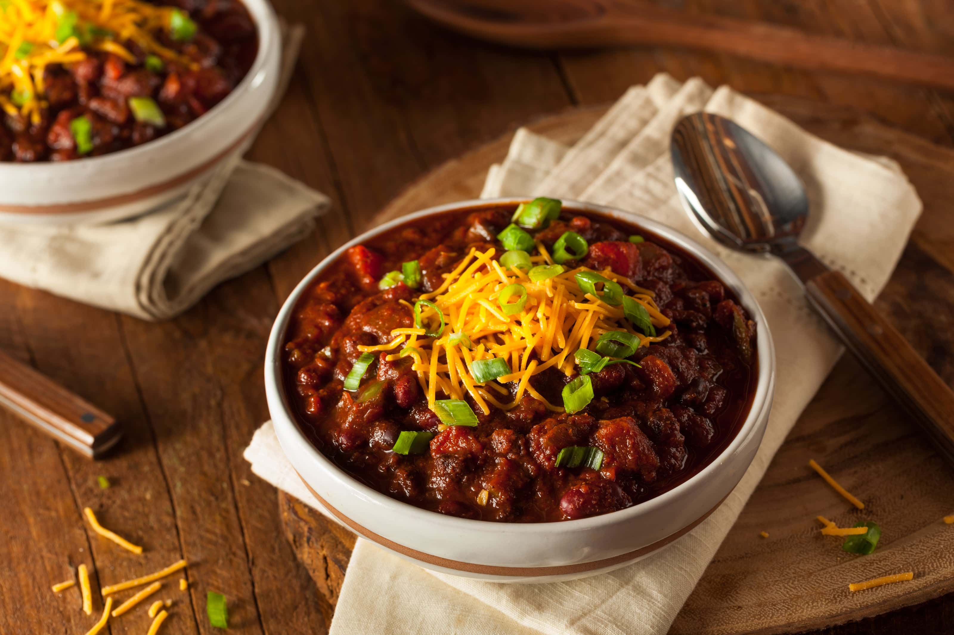 Spicy Beef Chili Recipe – Plus Vegetarian Version and Wine Pairing